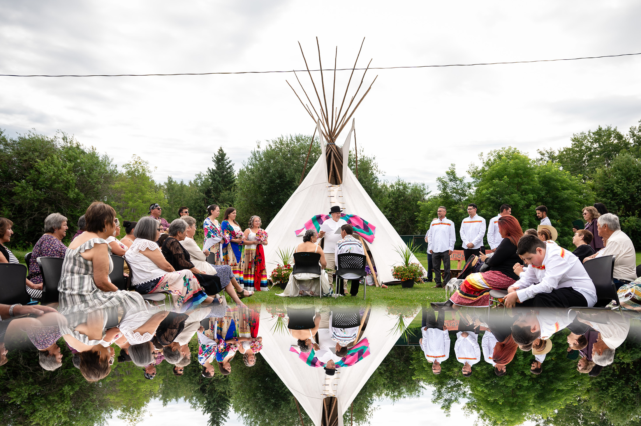 Indigenous wedding ceremony